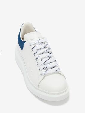 Alexander McQueen - Women’s Oversized White/Blue Sneakers